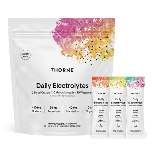 Thorne Daily Electrolytes - Variety Pack 30 Stick Packets