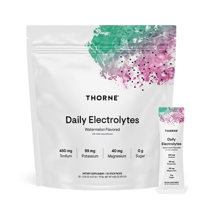 Thorne Daily Electrolytes - Watermelon 30 Stick Packets