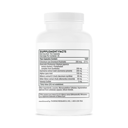 Thorne Diabenil 90 Capsules