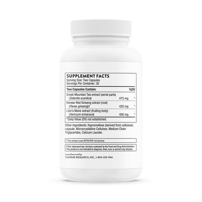 Thorne Ginseng Plus 60 Capsules