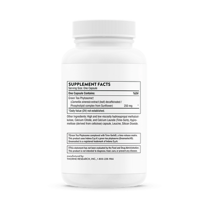 Thorne Green Tea Phytosome 60 Capsules