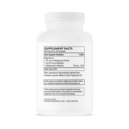 Thorne Magnesium CitraMate 90 Capsules