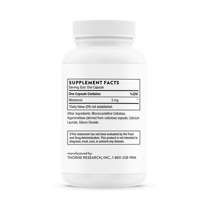 Thorne Melaton-3 60 Capsules