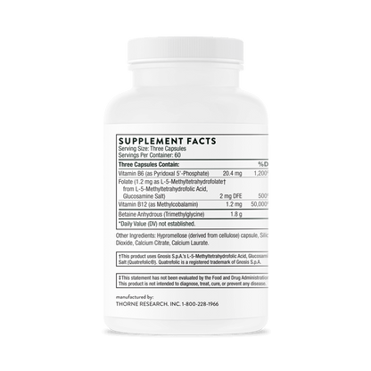 Thorne Methyl-Guard 180 Capsules