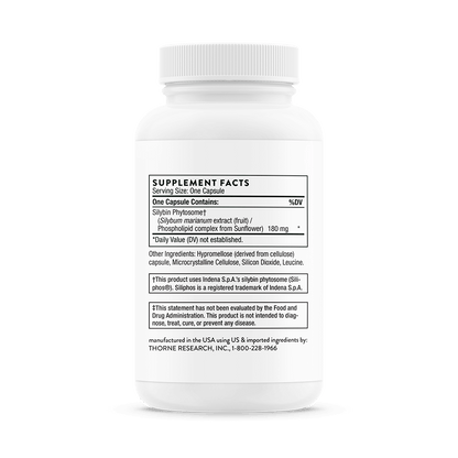 Thorne Milk Thistle Phytosome 90 Capsules
