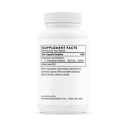 Thorne Riboflavin 5'-Phosphate 60 Capsules
