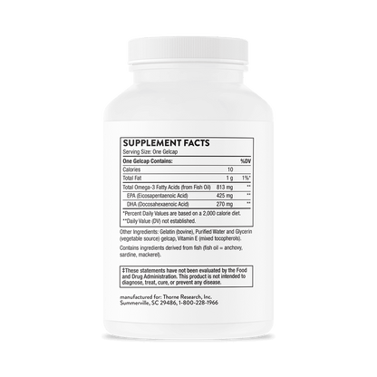 Thorne Super EPA 180 Gelcaps