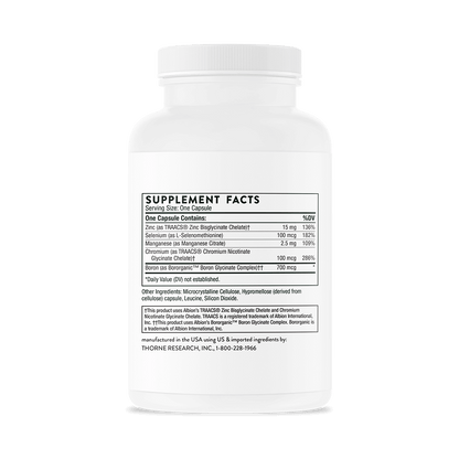 Thorne Trace Minerals 90 Capsules