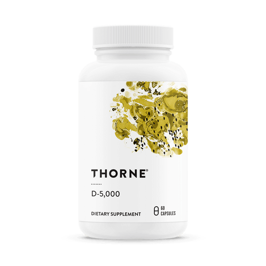 Thorne Vitamin D-5,000 - NSF Certified for Sport 60 Capsules