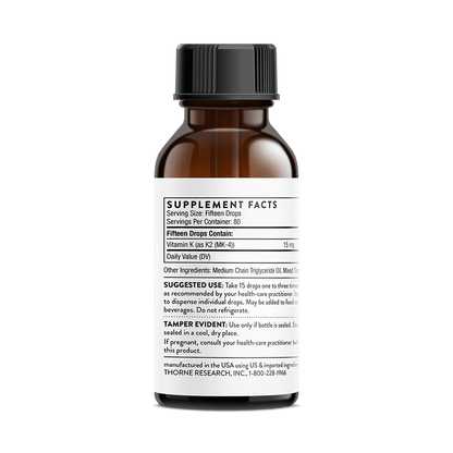 Thorne Vitamin K2 30mL