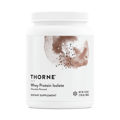 Thorne Whey Protein Isolate - Chocolate 906g