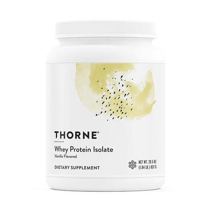 Thorne Whey Protein Isolate - Vanilla 837g