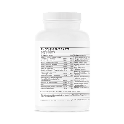 Thorne Women's Multi 50+ 180 Capsules