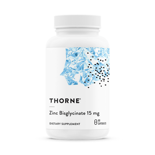 Thorne Zinc Bisglycinate 15mg 60 Capsules