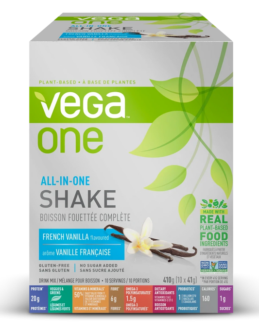 Vega One All In One Shake French Vanilla 10x41g