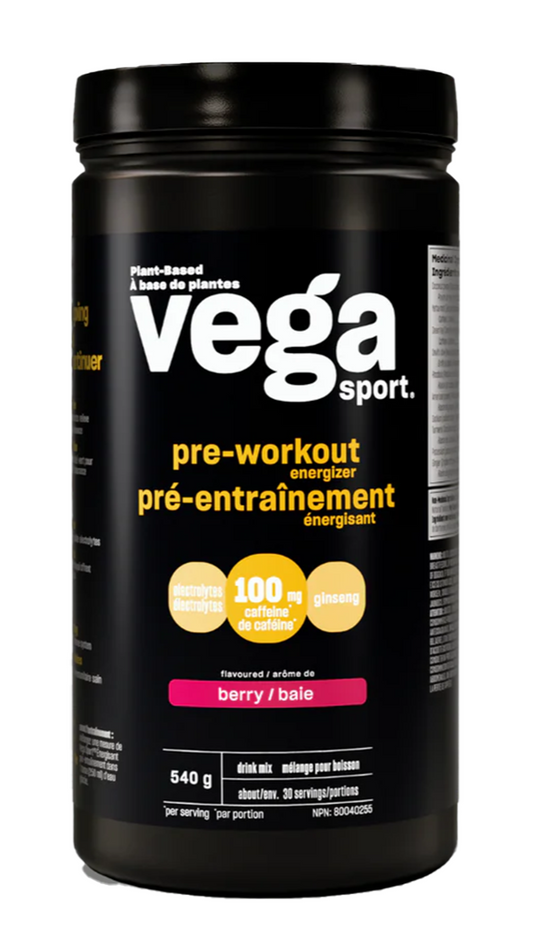 Vega Sport PreWorkout Energizer Berry 540g
