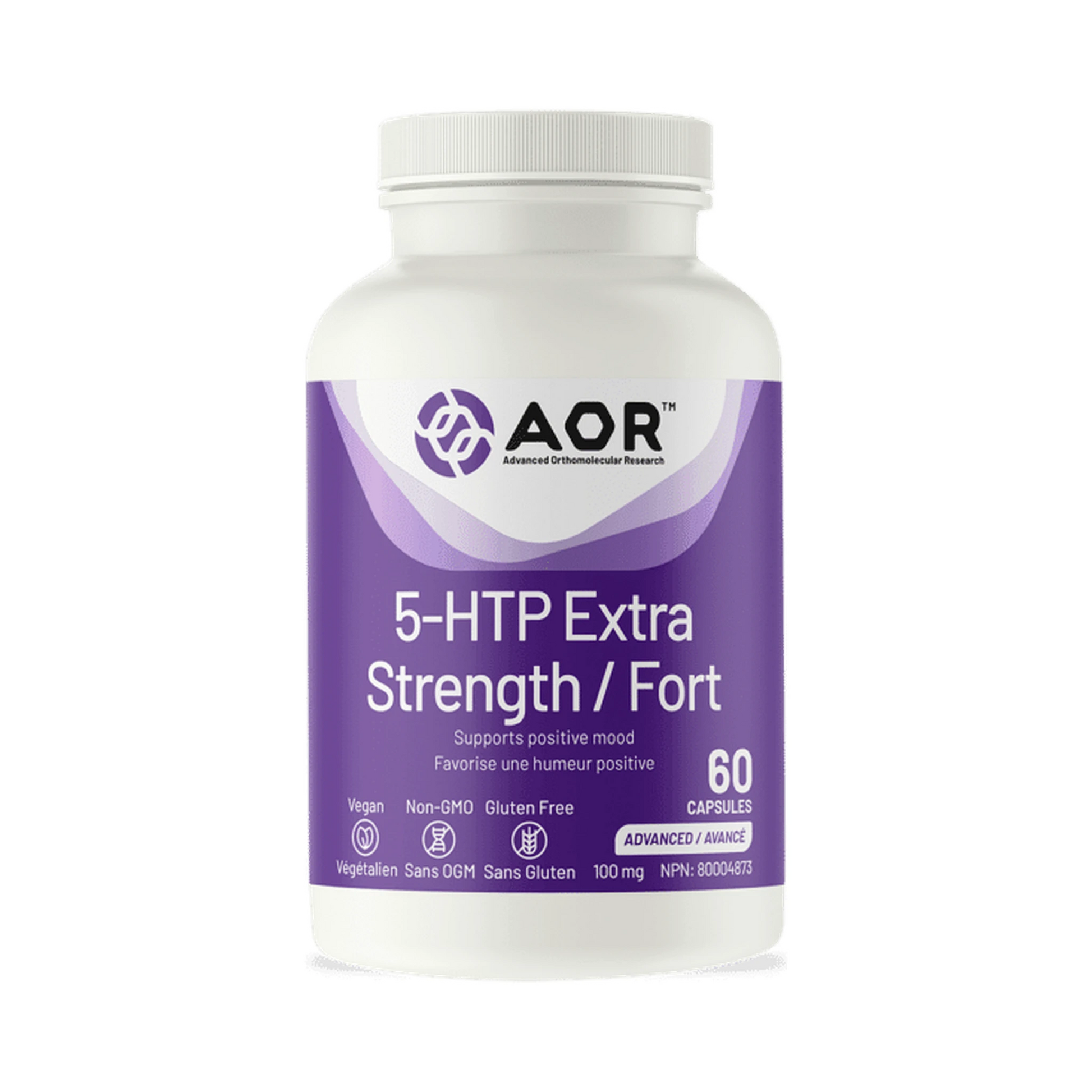 AOR 5-HTP Extra Strength 60 Capsules