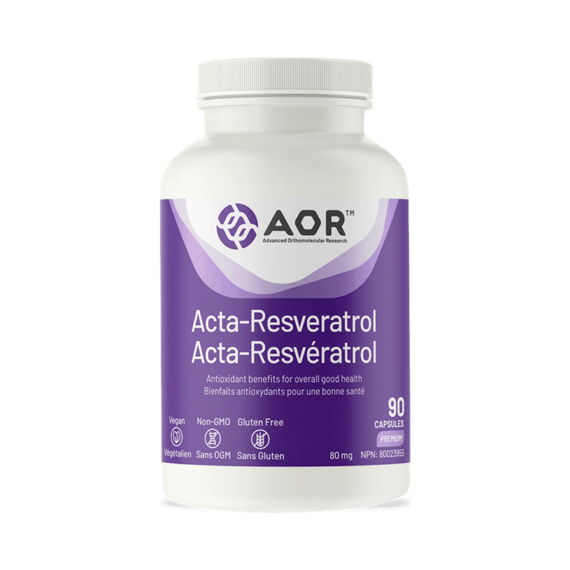 AOR Acta-Resveratrol 90 Capsules