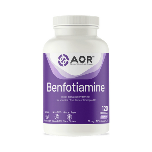 AOR Benfotiamine 120 Capsules