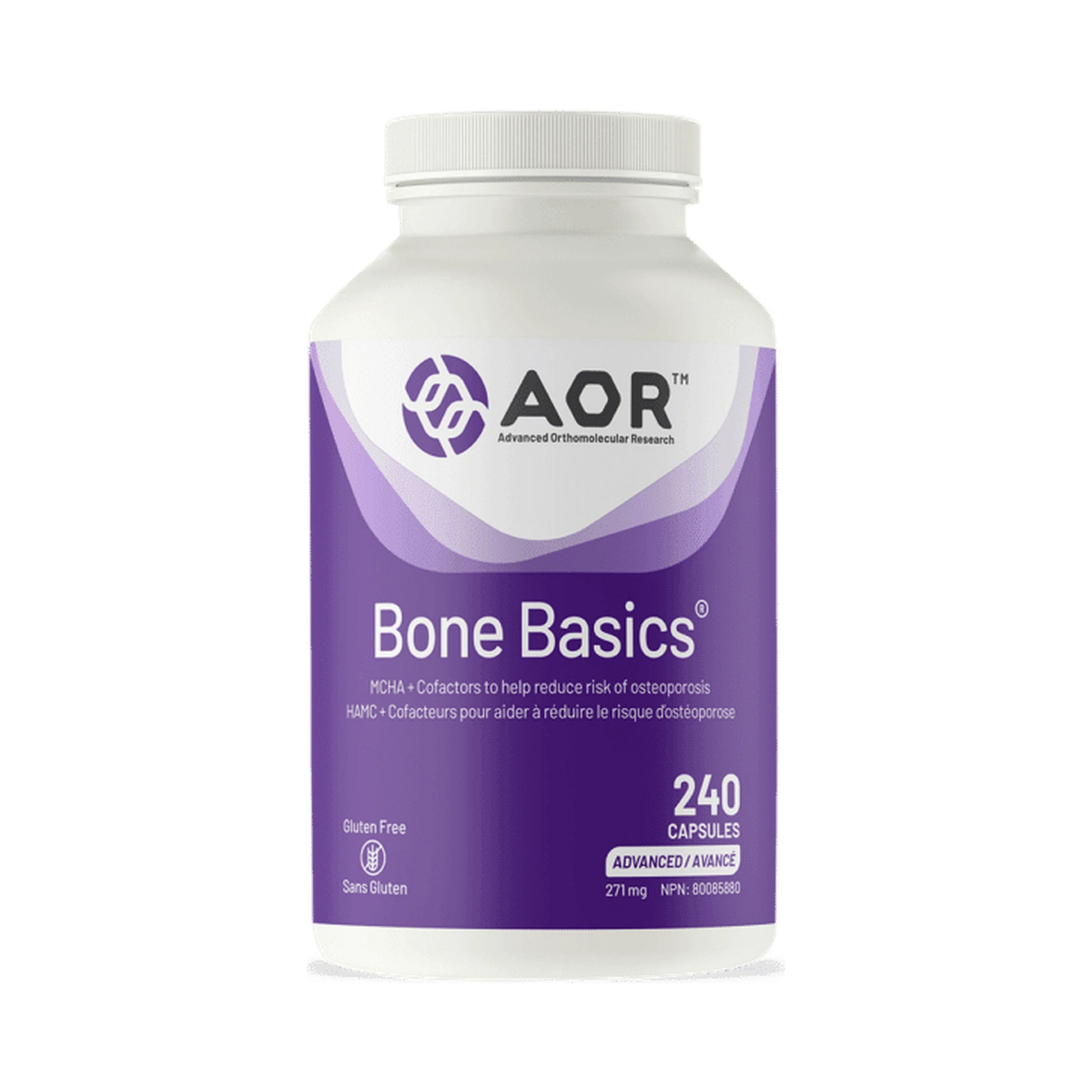 AOR Bone Basics 240 Capsules