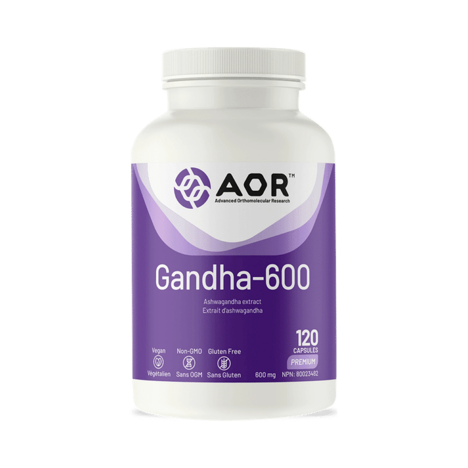 AOR Gandha-600 120 Capsules