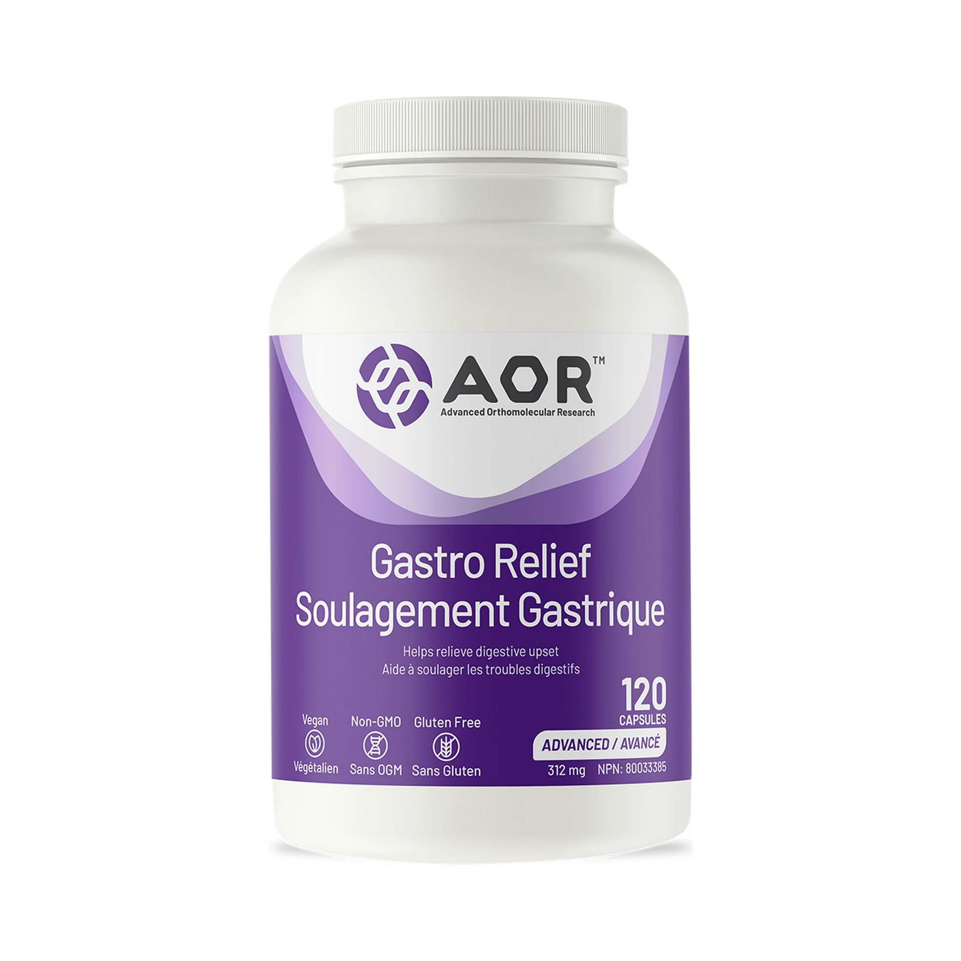 AOR Gastro Relief 120 Capsules
