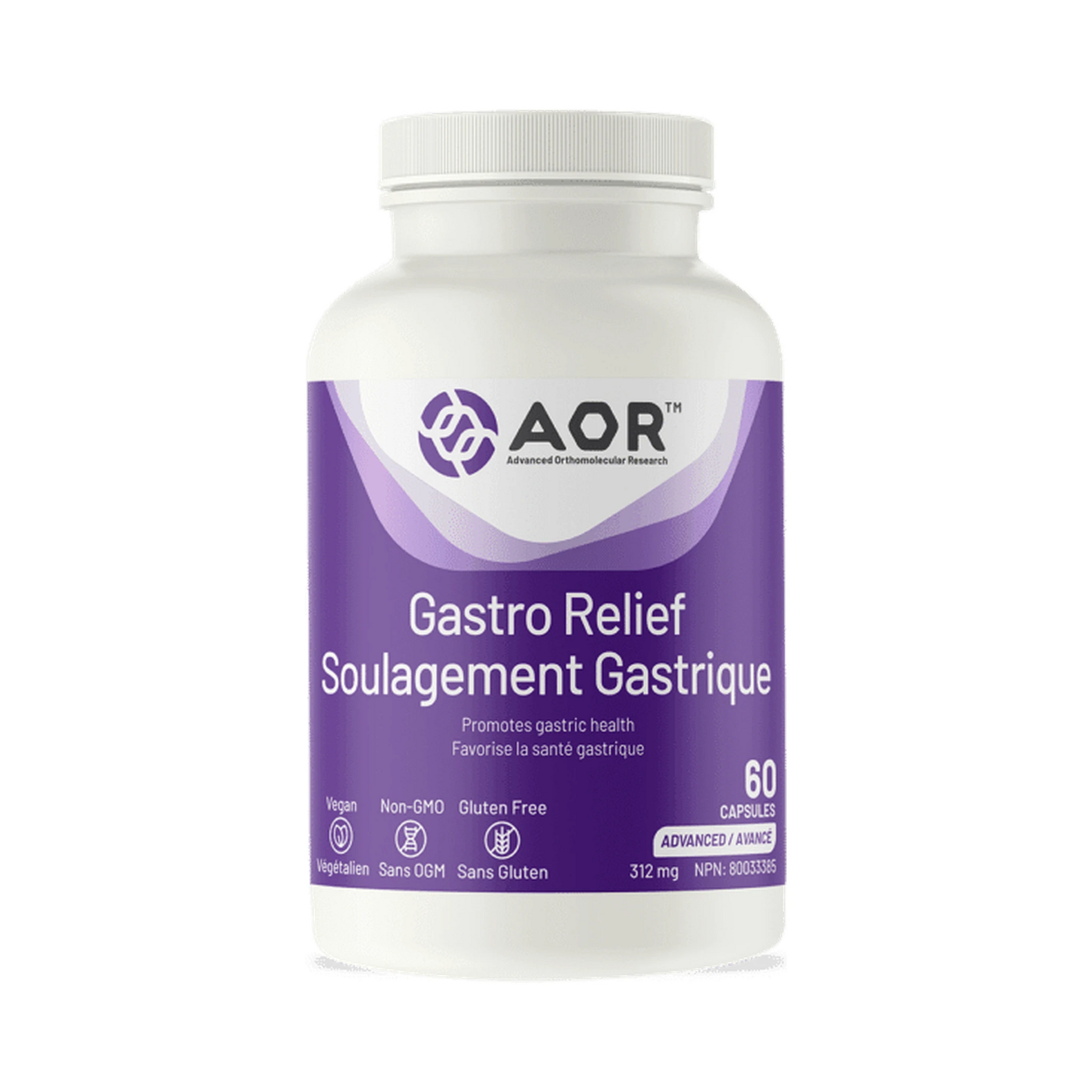 AOR Gastro Relief 60 Capsules