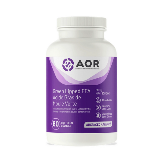 AOR Green Lipped FFA 60 Softgels