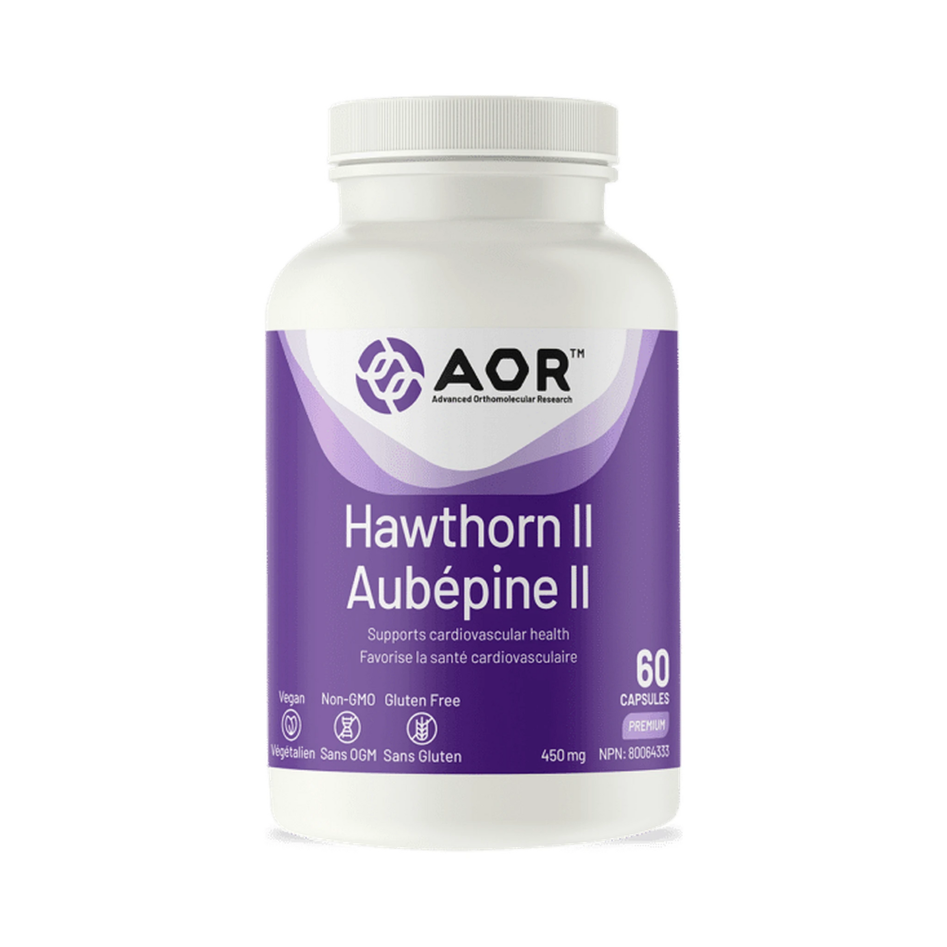 AOR Hawthorn II 60 Capsules