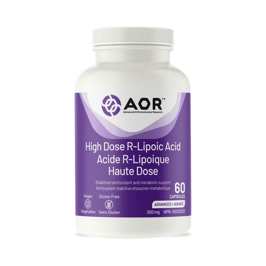 AOR High Dose R-Lipoic Acid 60 Capsules