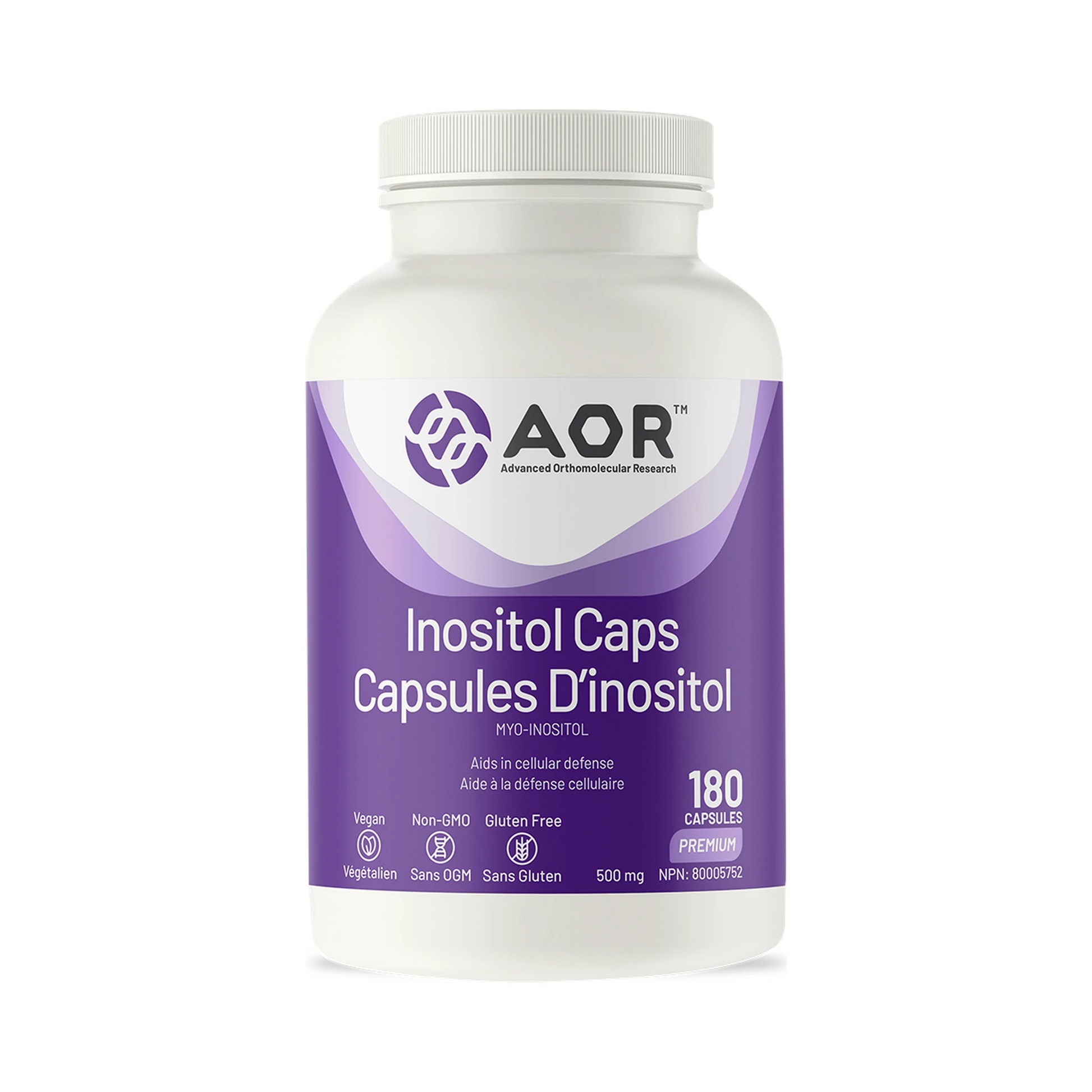 AOR Inositol 180 Capsules