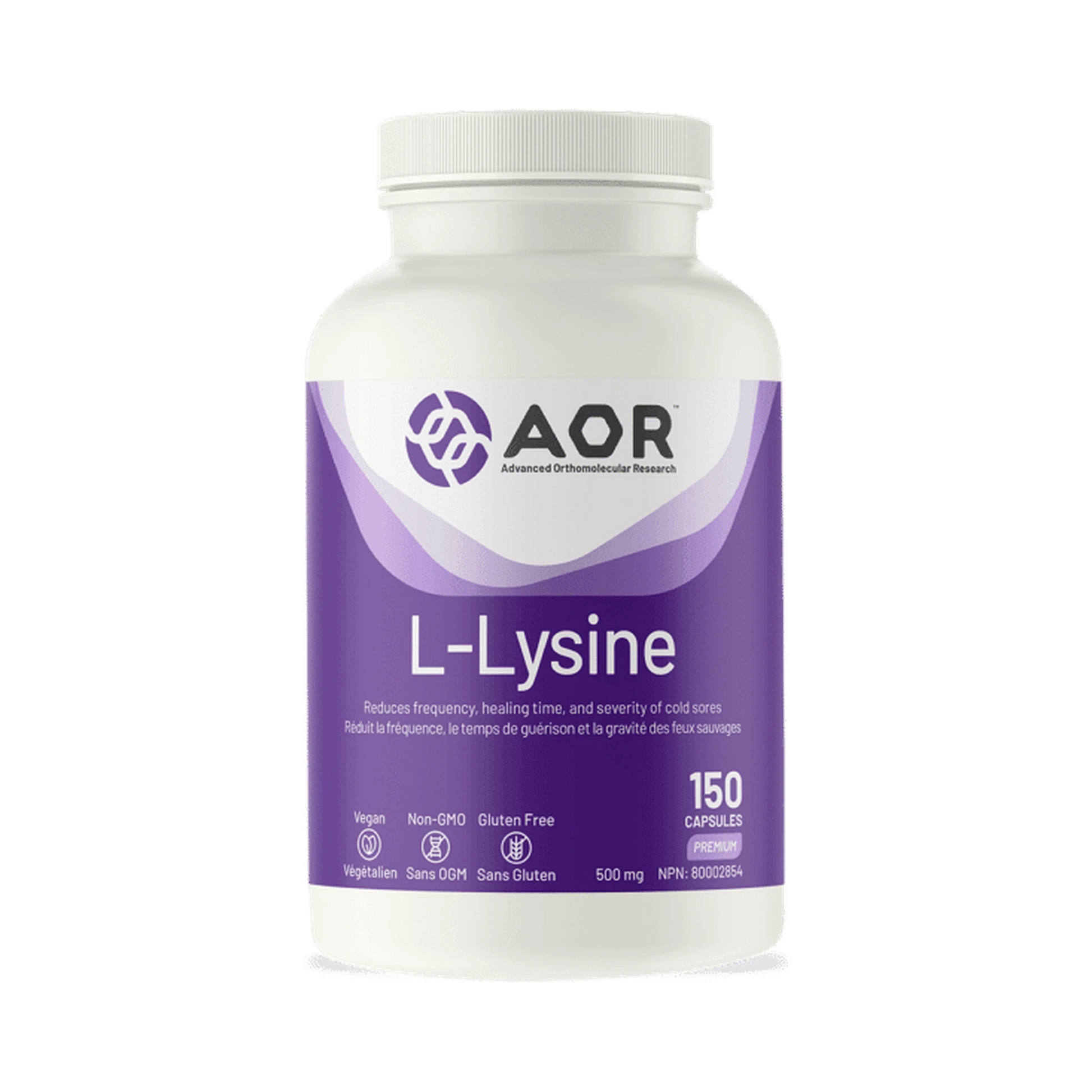 AOR L-Lysine 150 Capsules
