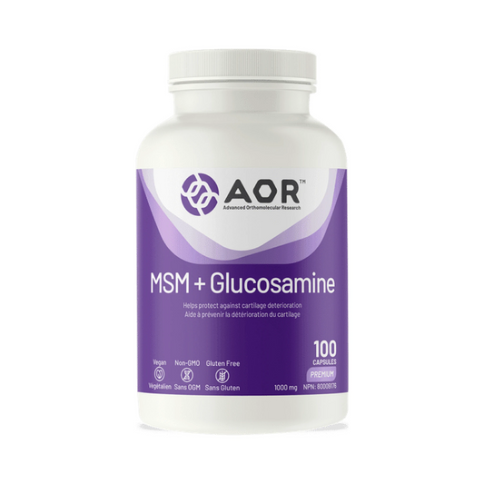 AOR MSM + Glucosamine 100 Capsules
