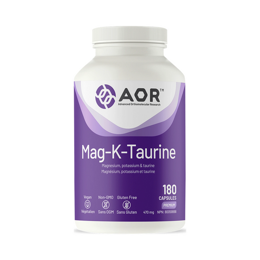 AOR Mag-K-Taurine 180 Capsules