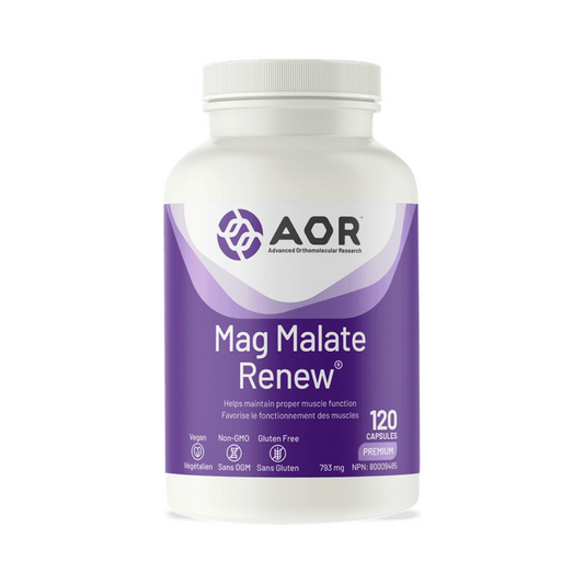 AOR Mag Malate Renew 120 Capsules