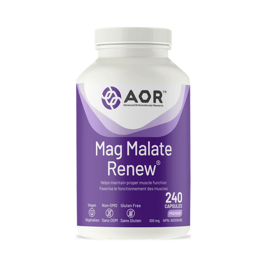 AOR Mag Malate Renew 240 Capsules