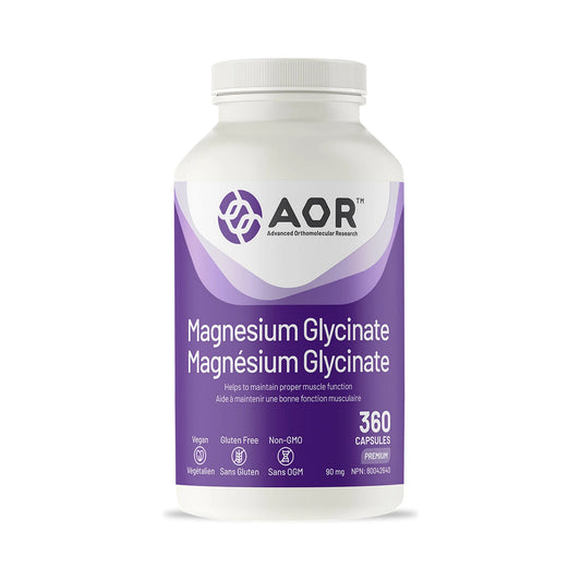 AOR Magnesium Glycinate 360 Capsules