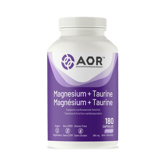 AOR Magnesium + Taurine 180 Capsules