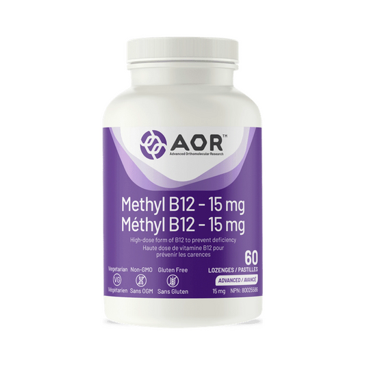 AOR Methyl B12 15mg 60 Lozenges