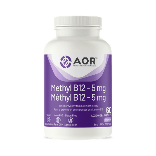 AOR Methyl B12 5mg 60 Lozenges