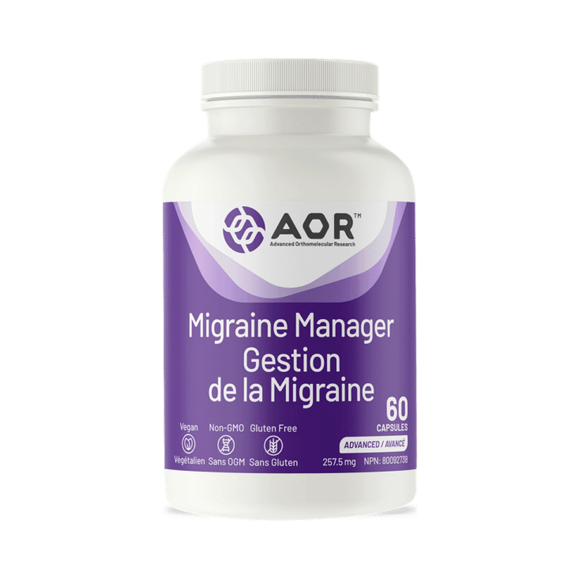 AOR Migraine Manager 60 Capsules