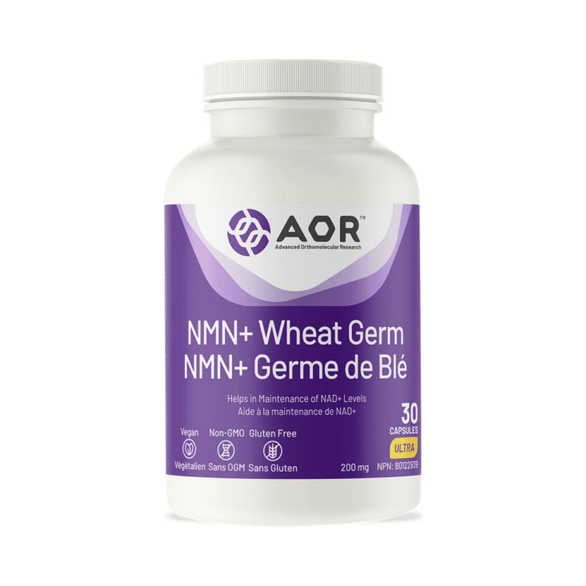 AOR NMN + Wheat Germ 30 Capsules