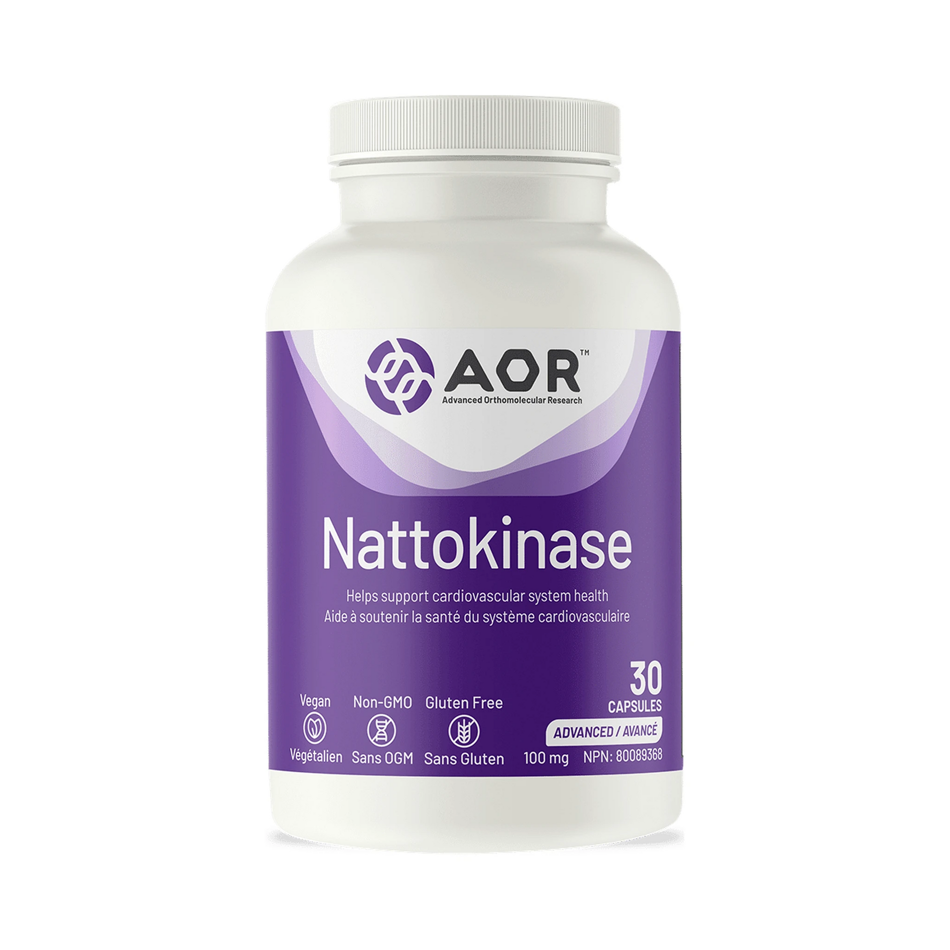 AOR Nattokinase 100mg 30 Capsules