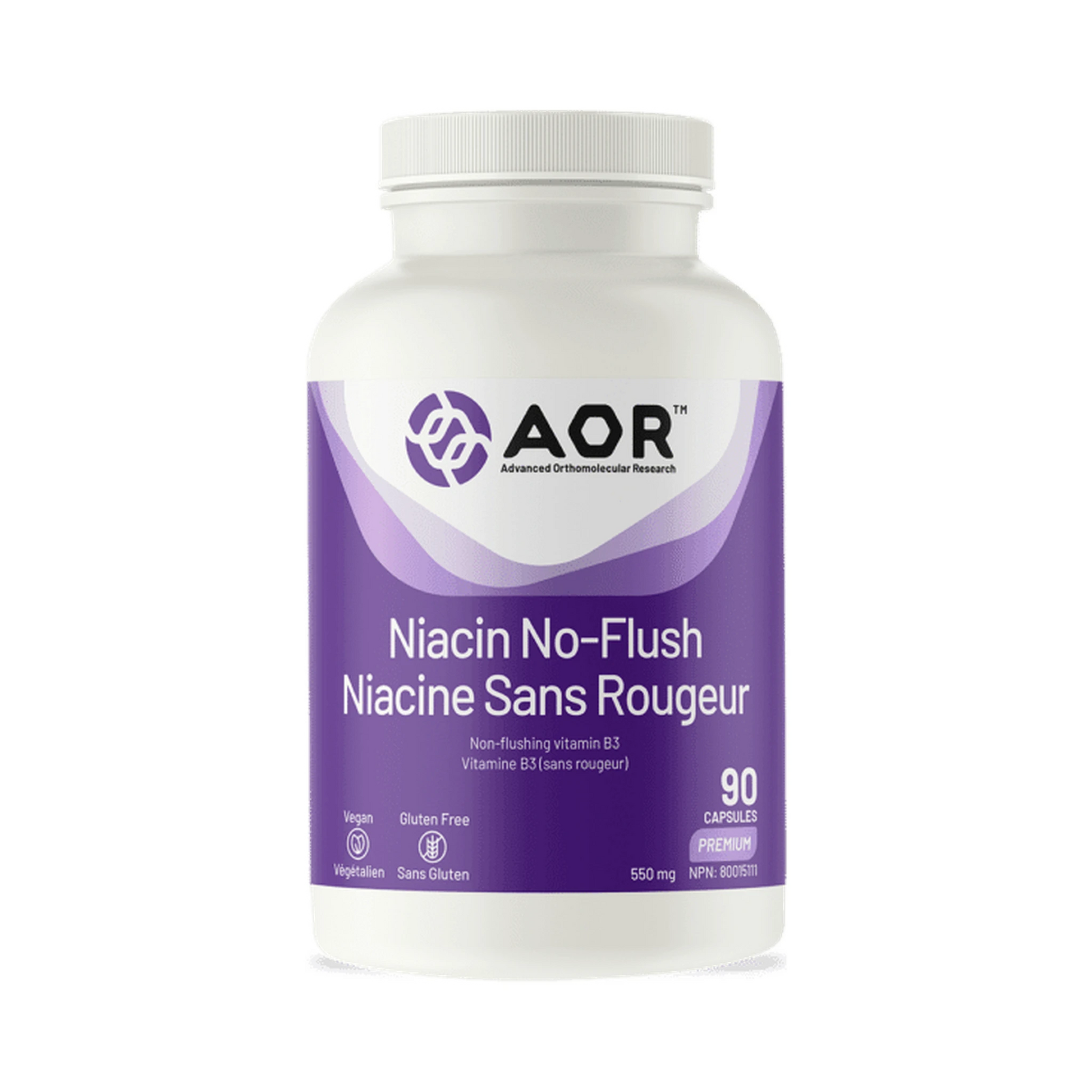 AOR Niacin No-Flush 90 Capsules