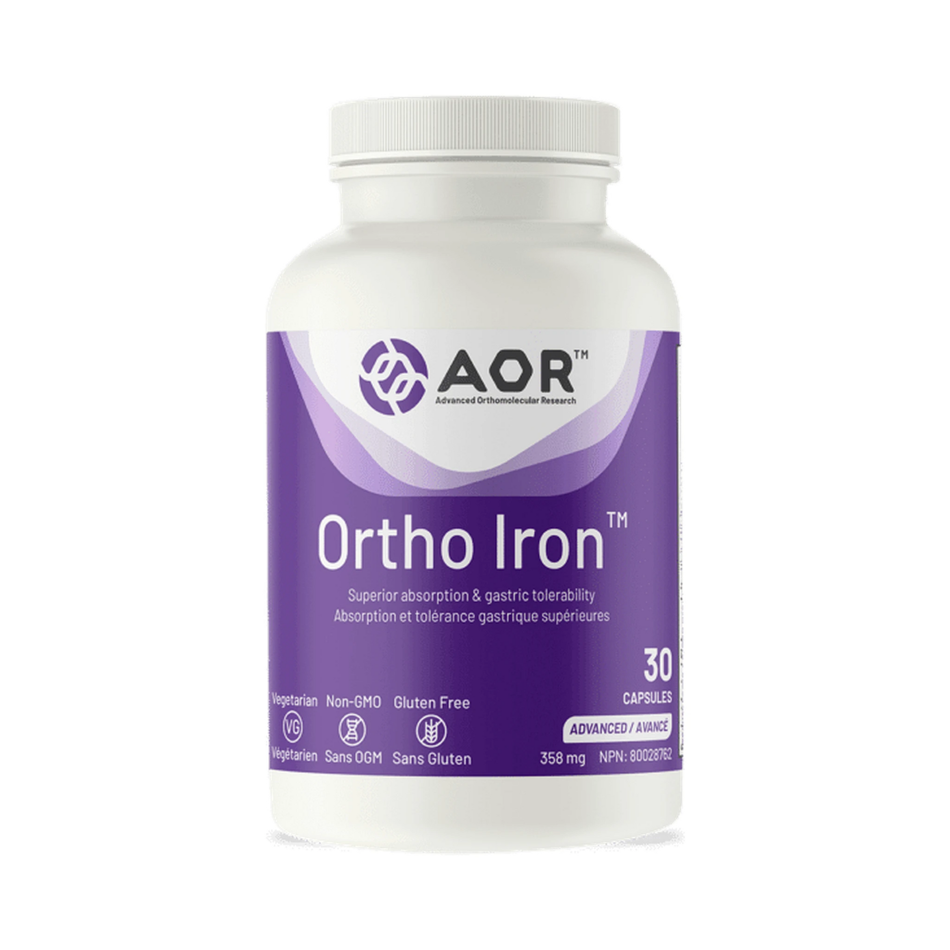 AOR Ortho Iron 30 Capsules