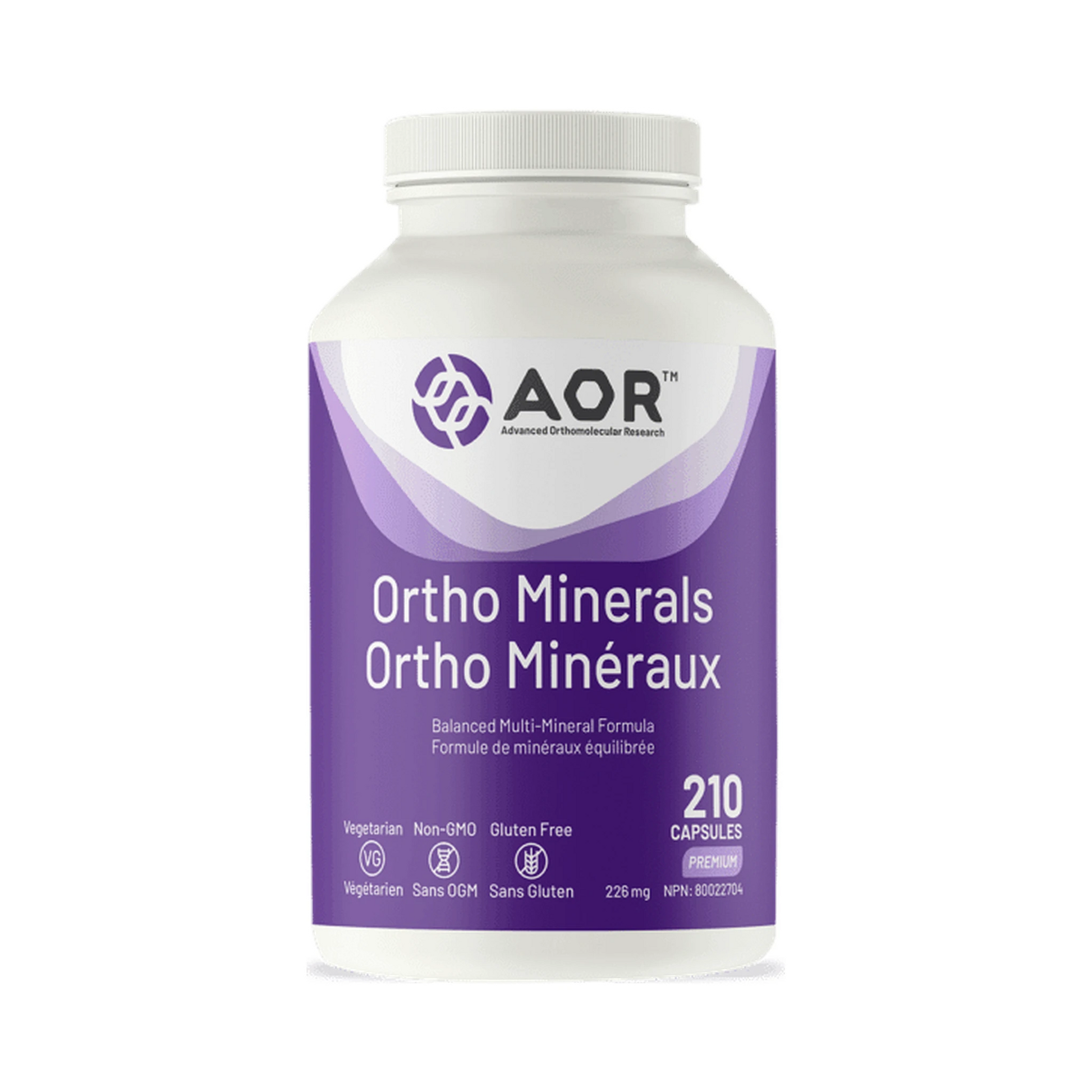 AOR Ortho Minerals 210 Capsules