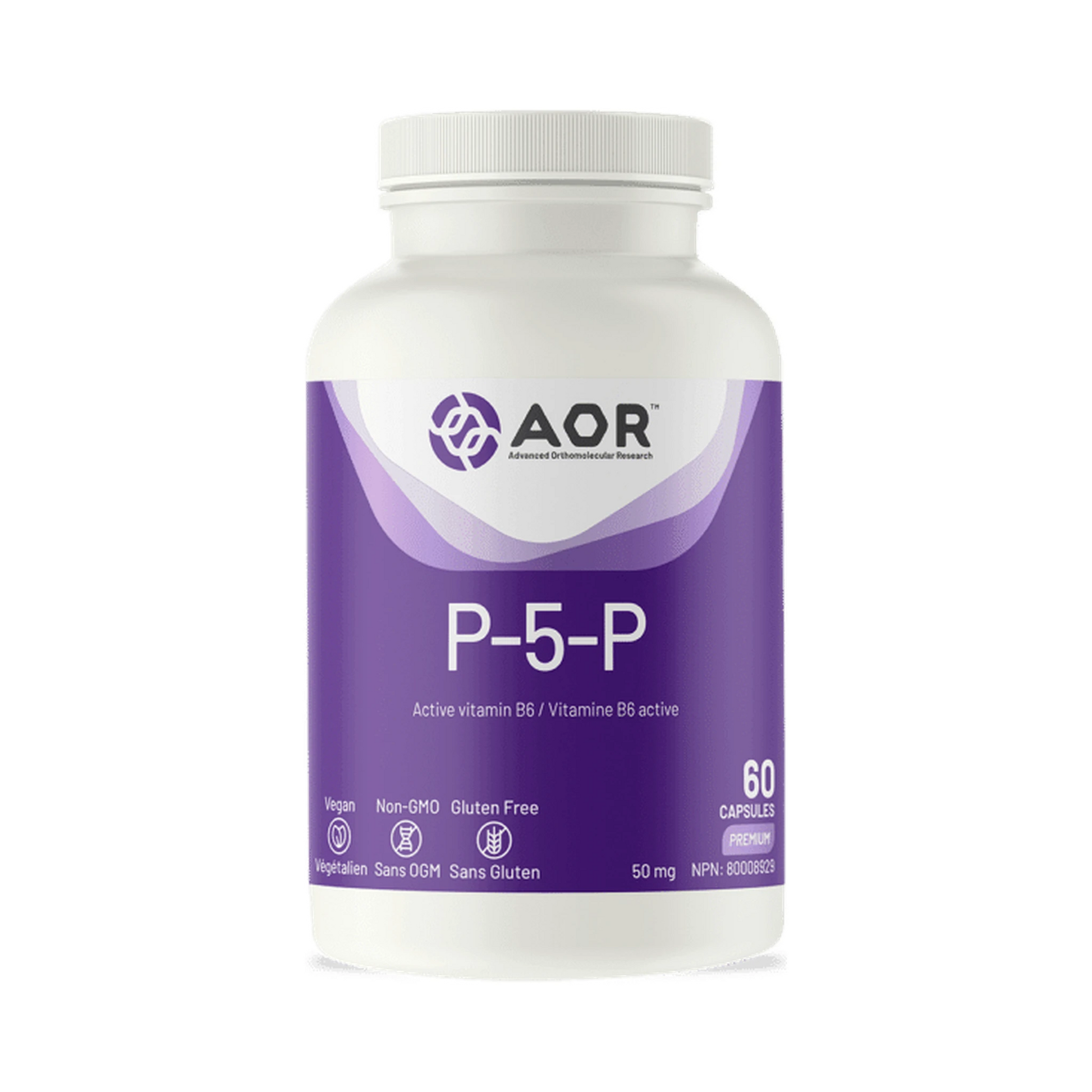 AOR P-5-P 60 Softgels