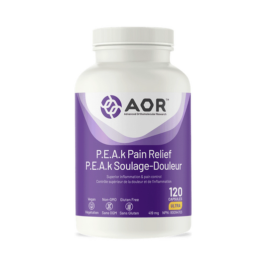 AOR P.E.A.k Pain Relief 120 Softgels