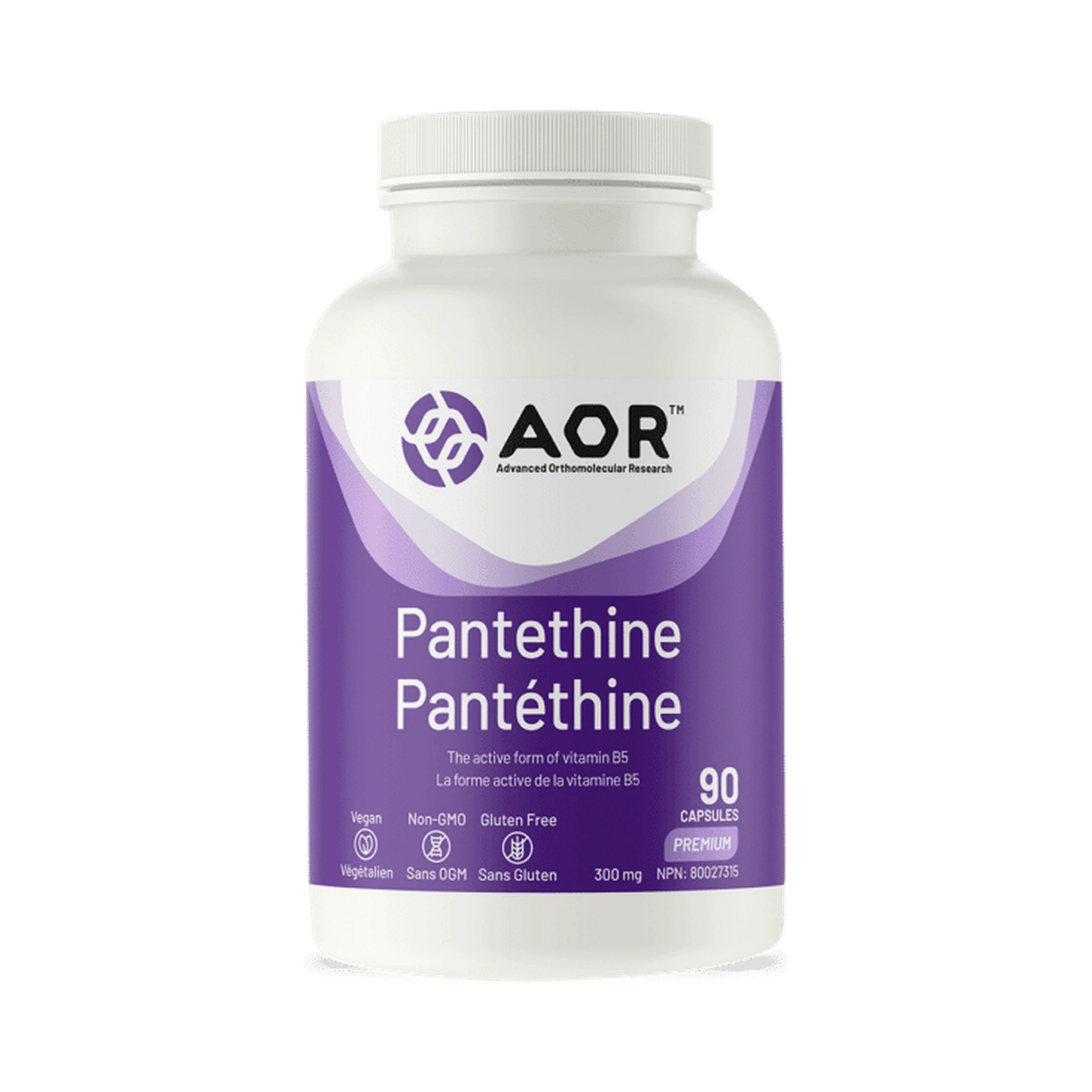 AOR Pantethine 90 Softgels
