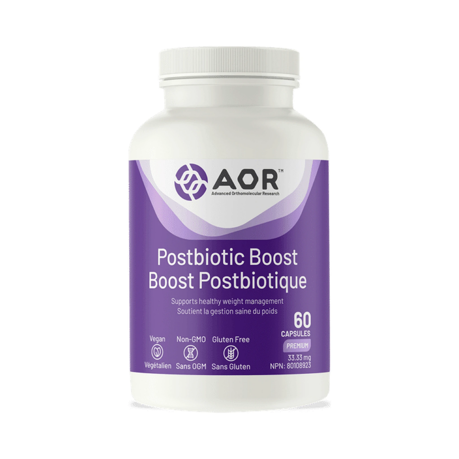 AOR Postbiotic Boost 60 Capsules